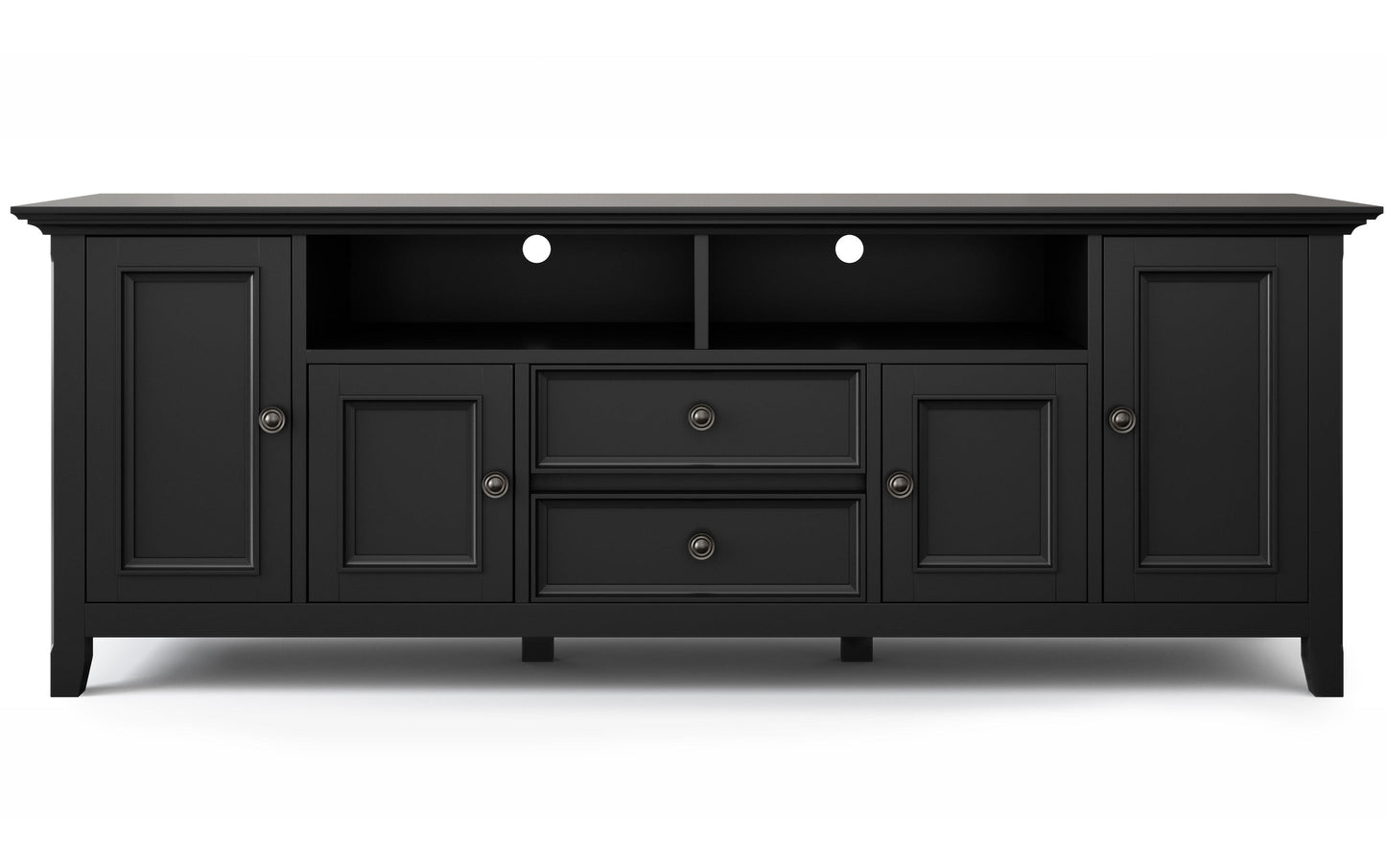 Black | Amherst 72 inch Wide TV Media Stand