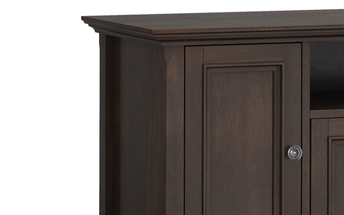 Brunette Brown | Amherst 72 inch Wide TV Media Stand