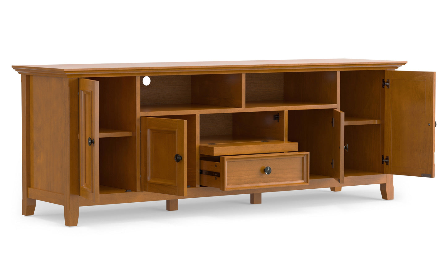 Light Golden Brown | Amherst 72 inch Wide TV Media Stand