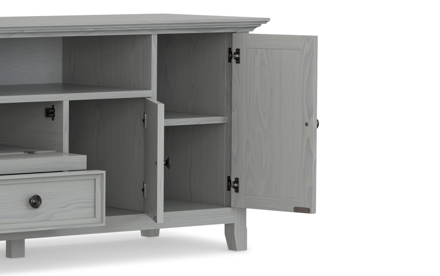 Fog Grey | Amherst 72 inch Wide TV Media Stand