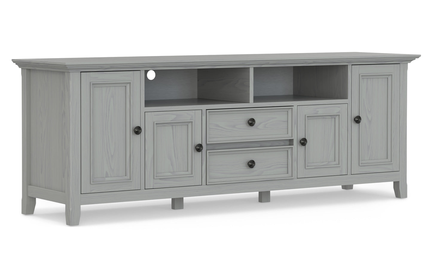 Fog Grey | Amherst 72 inch Wide TV Media Stand