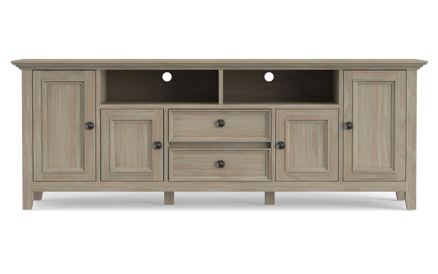 Distressed Grey | Amherst 72 inch Wide TV Media Stand