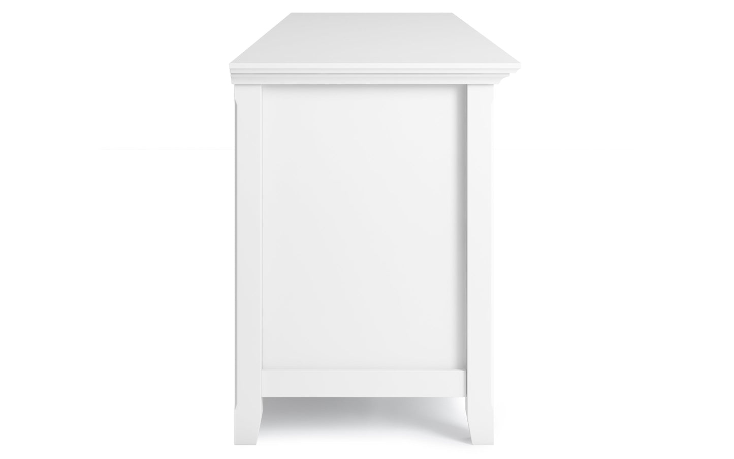 White | Amherst 72 inch Wide TV Media Stand