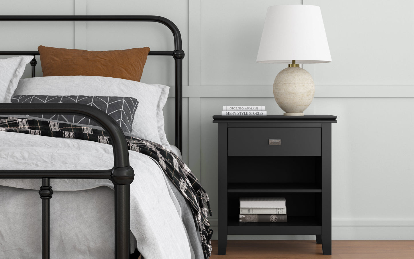 Black | Artisan Bedside Table