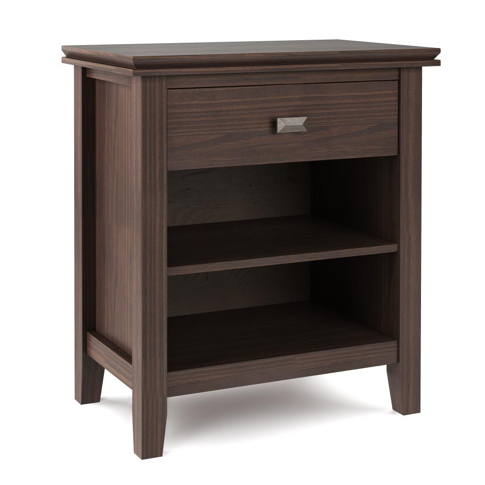 Warm Walnut Brown | Artisan Bedside Table