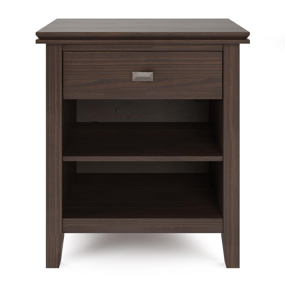 Warm Walnut Brown | Artisan Bedside Table