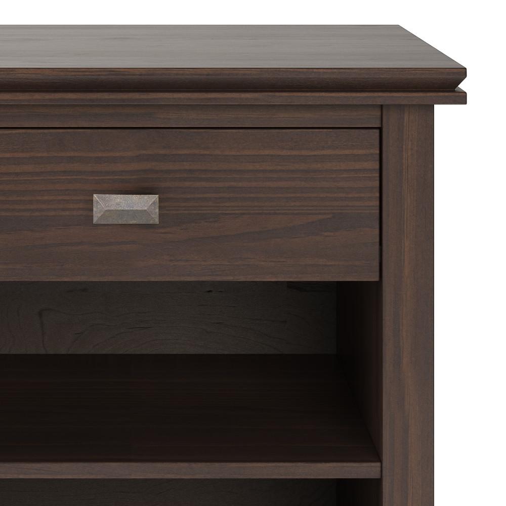 Warm Walnut Brown | Artisan Bedside Table