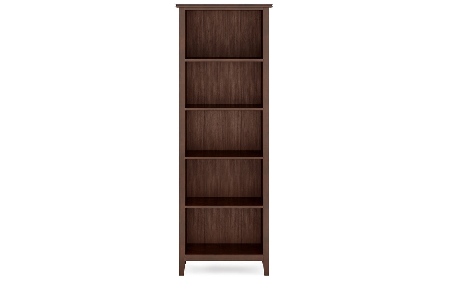 Russet Brown | Artisan 5 Shelf Bookcase