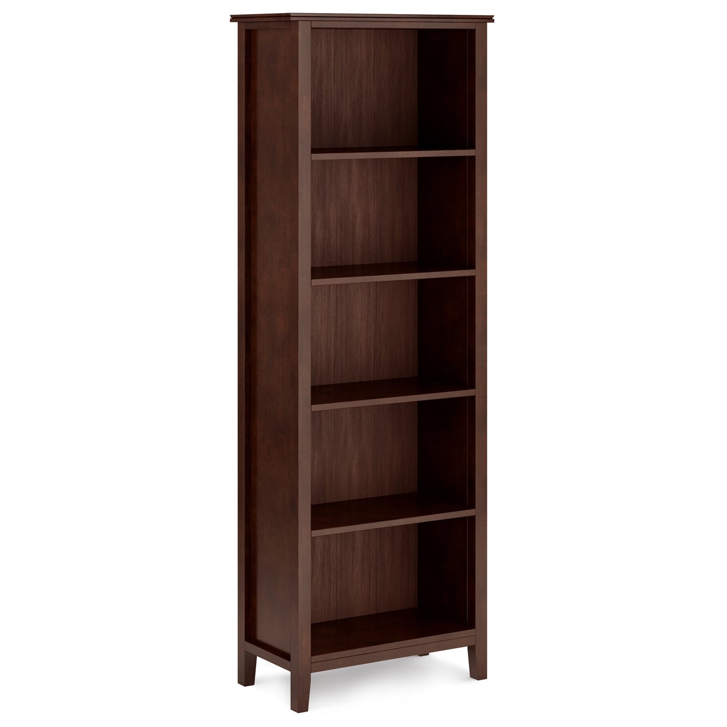 Russet Brown | Artisan 5 Shelf Bookcase