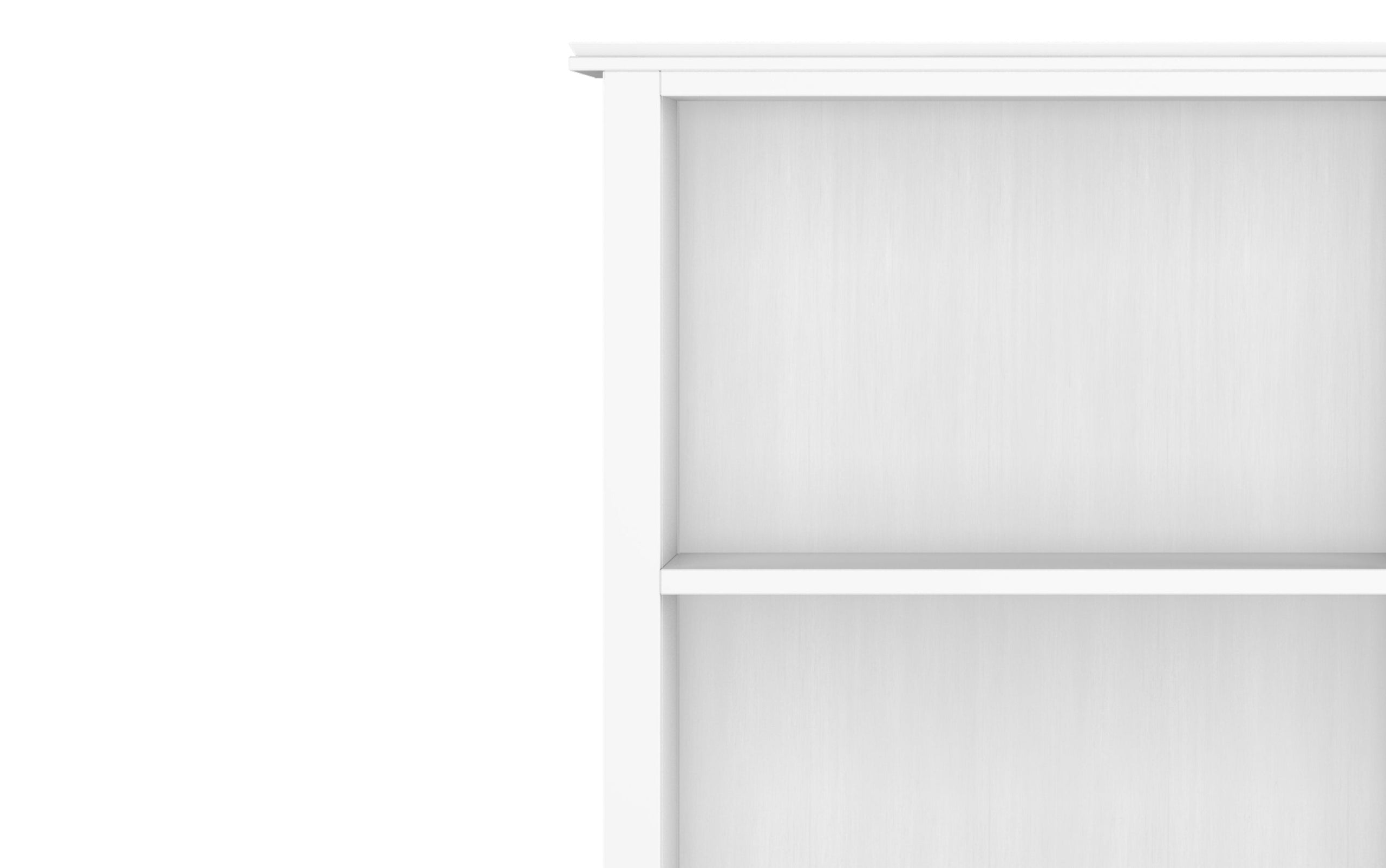 White | Artisan 5 Shelf Bookcase