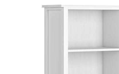 White | Artisan 5 Shelf Bookcase