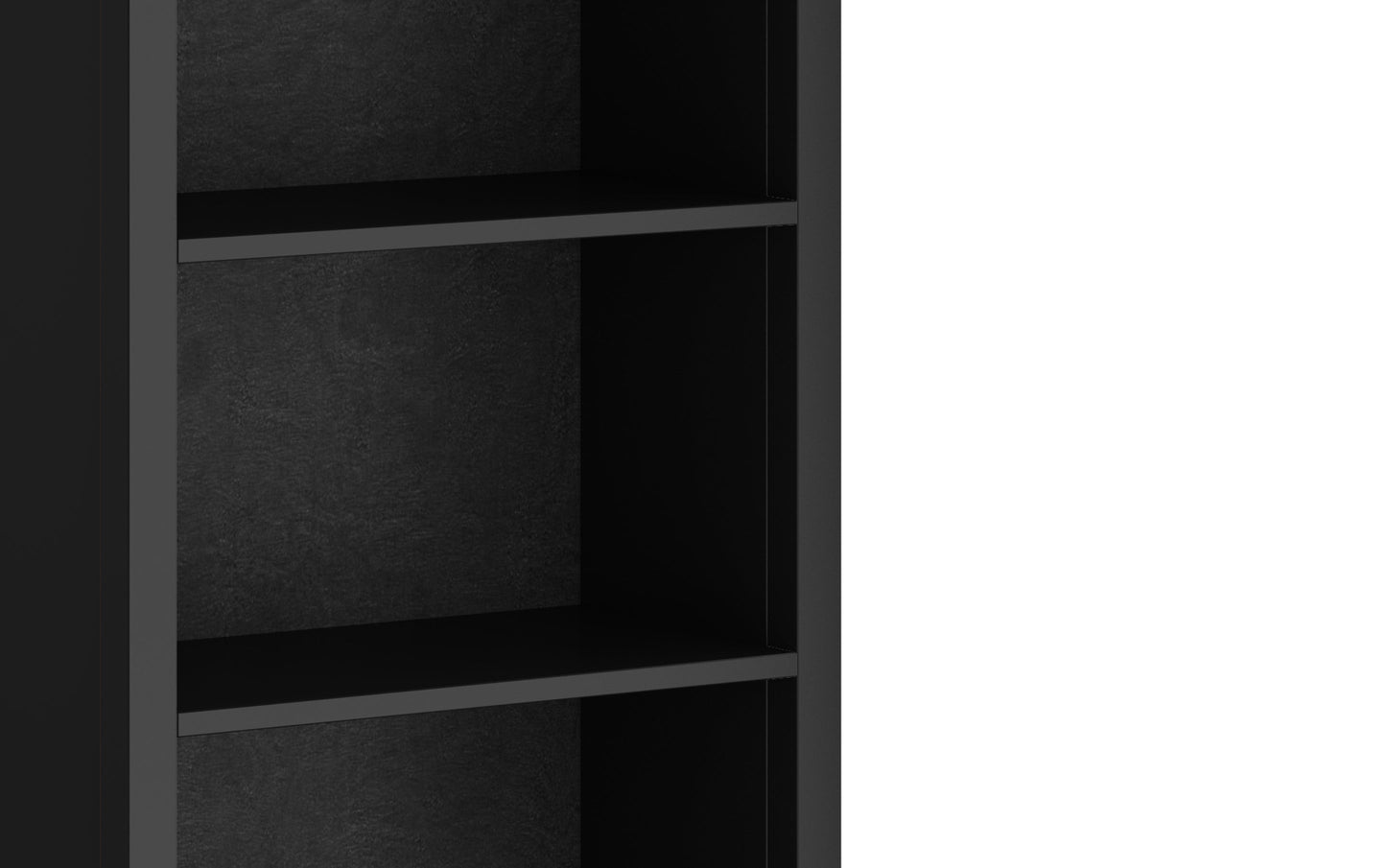 Black | Artisan 5 Shelf Bookcase