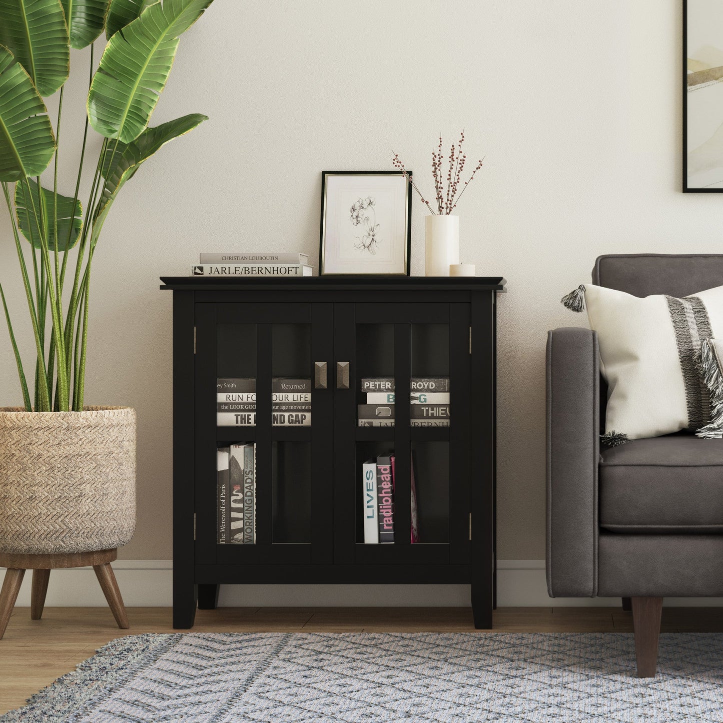 Black | Artisan Low Storage Cabinet