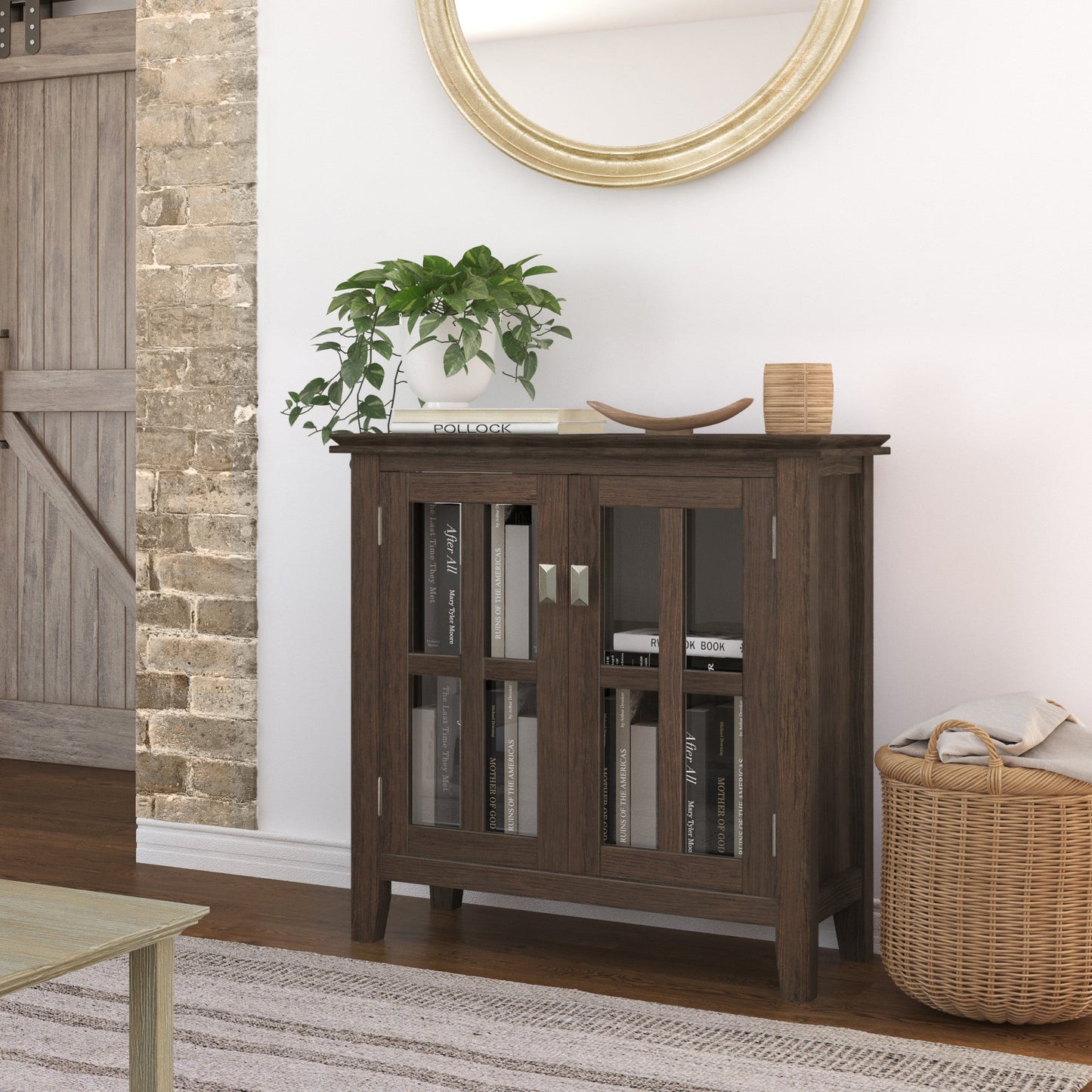 Farmhouse Brown | Artisan Low Storage Cabinet