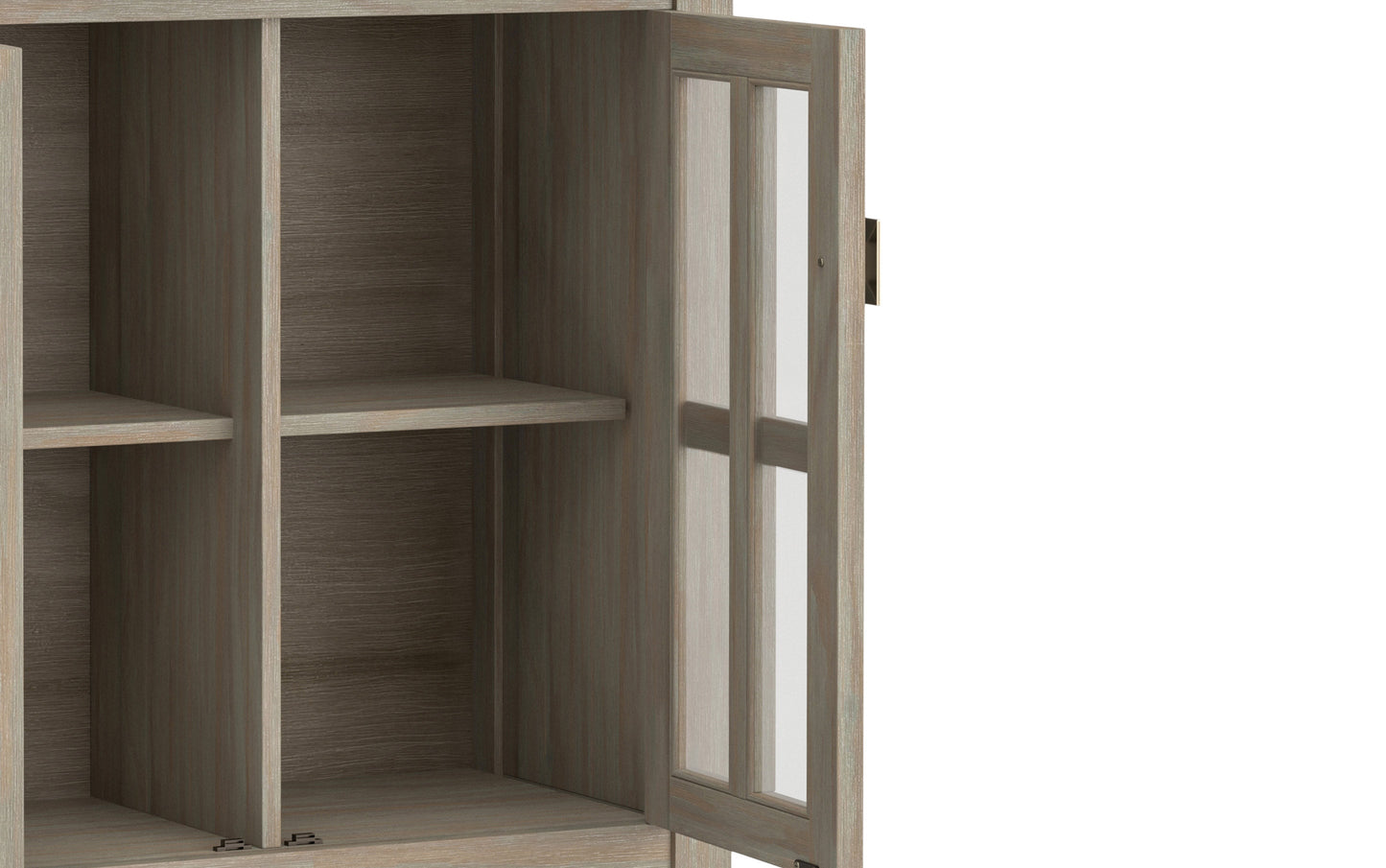 Distressed Grey | Artisan Low Storage Cabinet