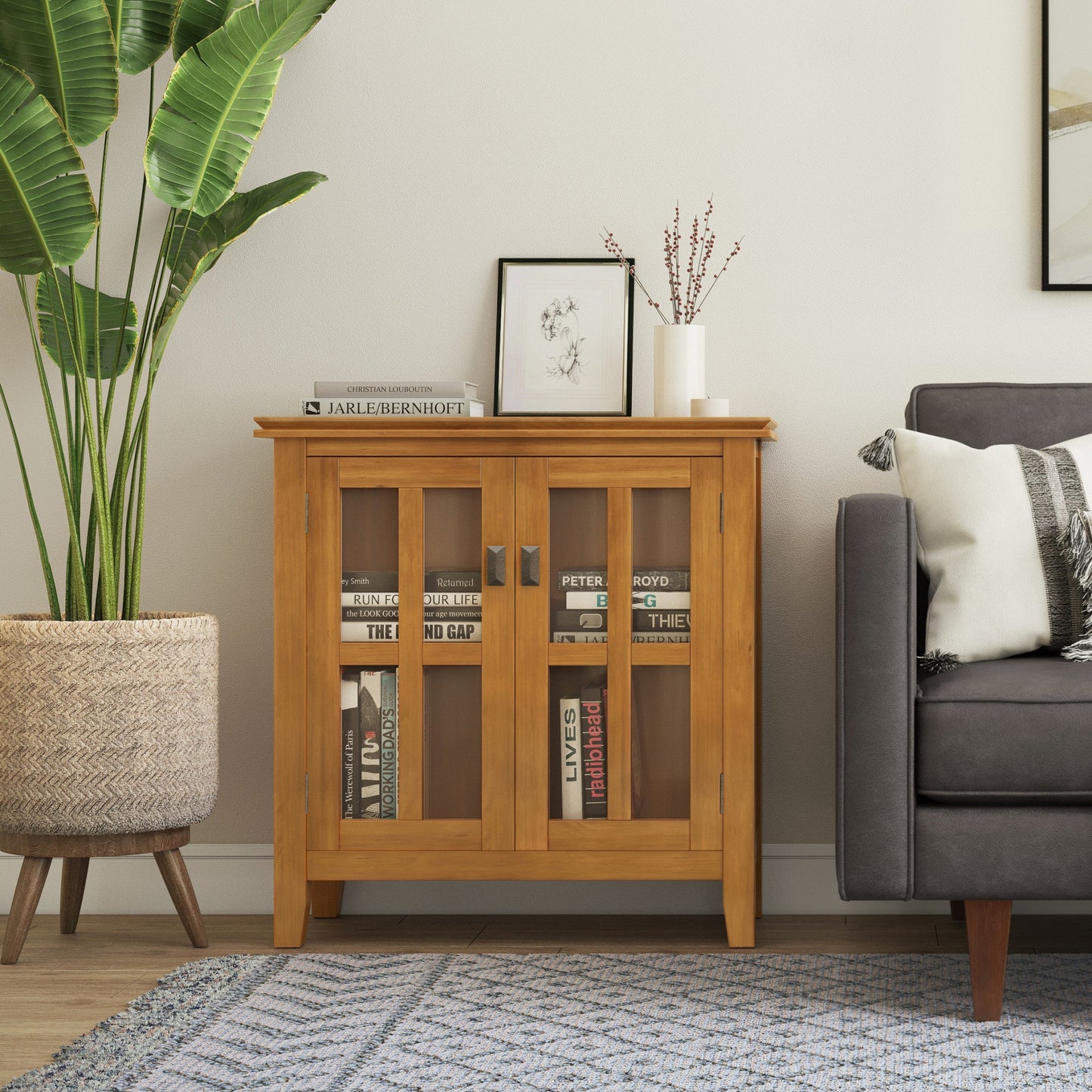 Honey Brown | Artisan Low Storage Cabinet