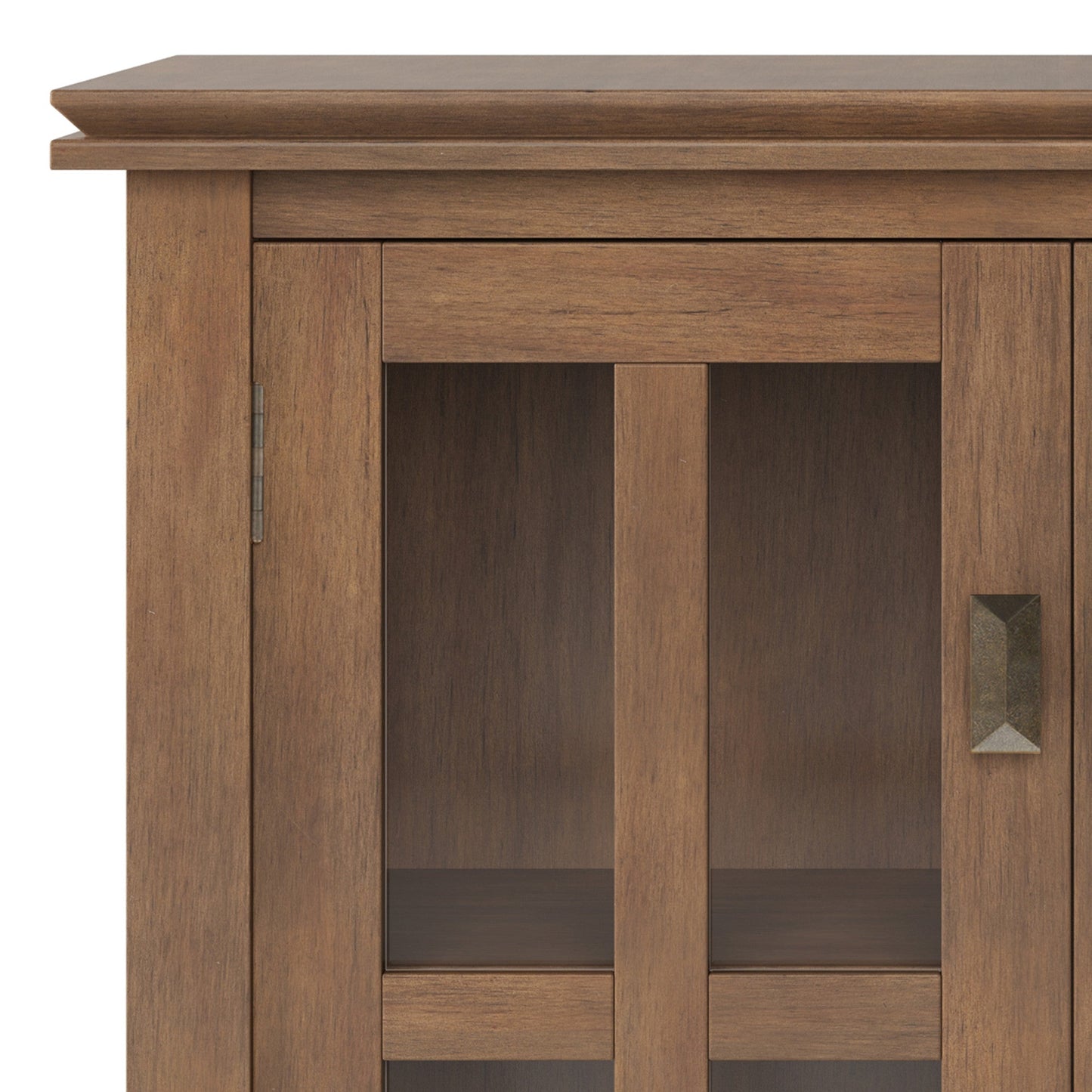 Rustic Natural Aged Brown | Artisan Low Storage Cabinet