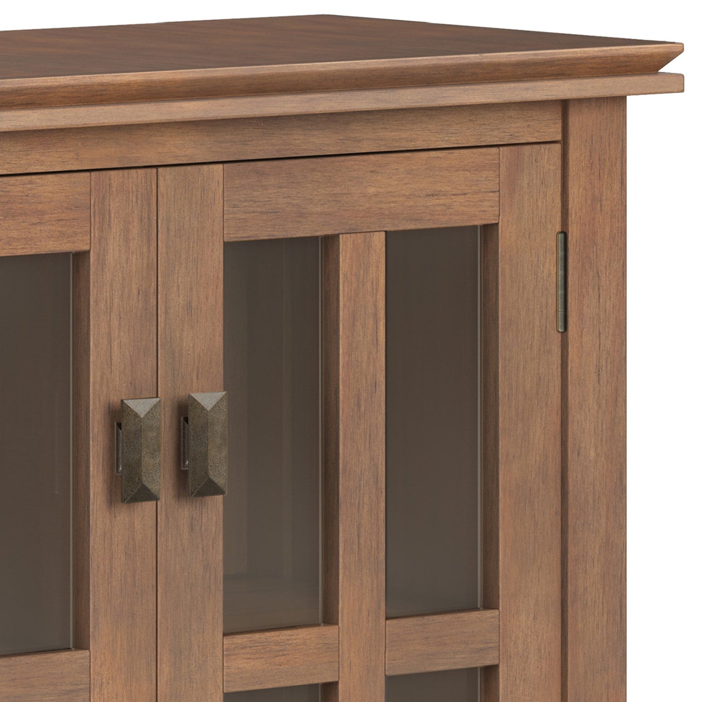 Rustic Natural Aged Brown | Artisan Low Storage Cabinet