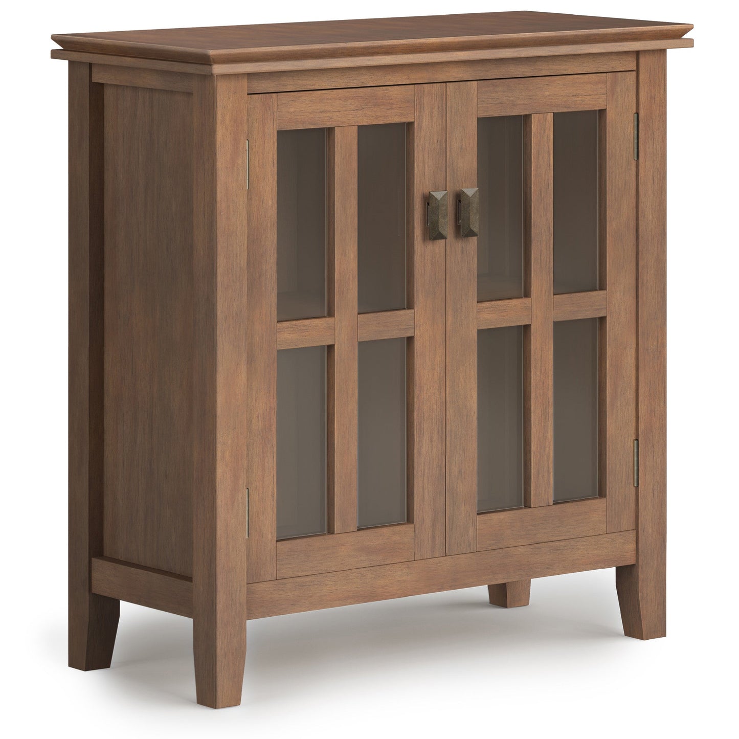 Rustic Natural Aged Brown | Artisan Low Storage Cabinet