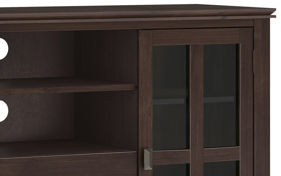 Dark Chestnut Brown | Artisan Tall TV Stand