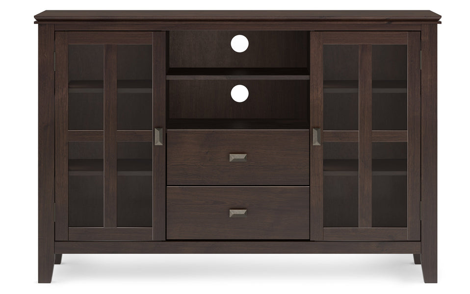 Dark Chestnut Brown | Artisan Tall TV Stand