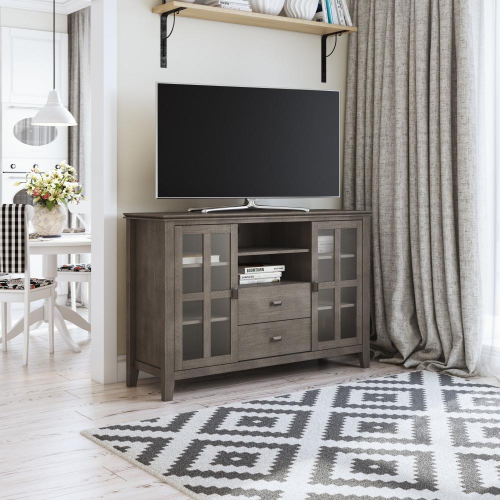 Farmhouse Grey | Artisan Tall TV Stand