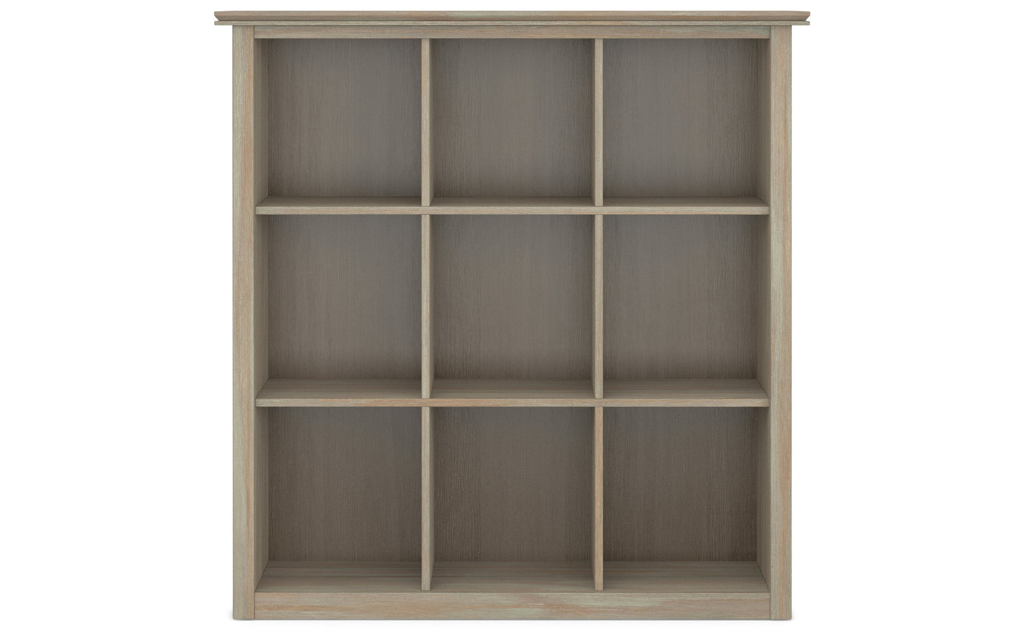 Distressed Grey | Artisan Nine Cube Bookcase & Storage