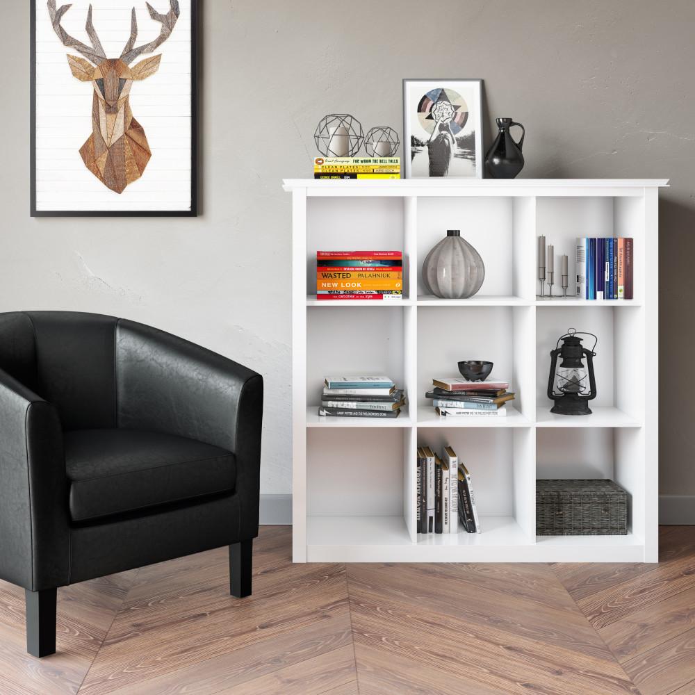 White | Artisan Nine Cube Bookcase & Storage