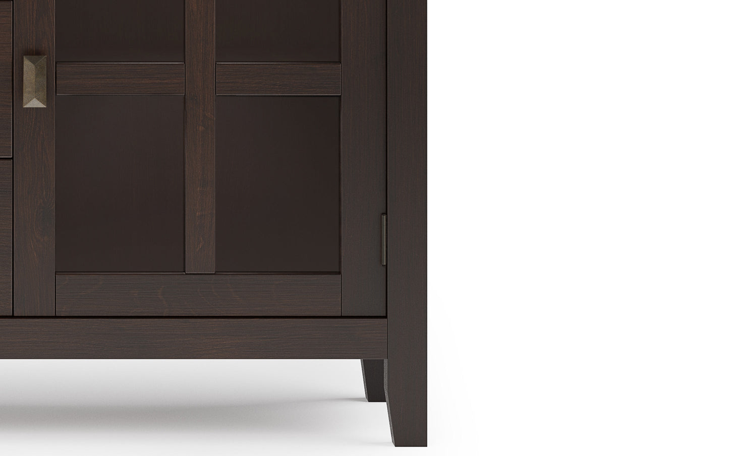 Dark Chestnut Brown | Artisan Large Sideboard Buffet