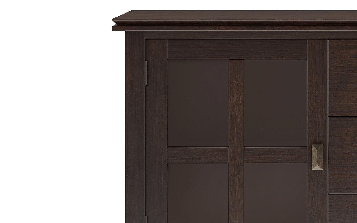 Dark Chestnut Brown | Artisan Large Sideboard Buffet