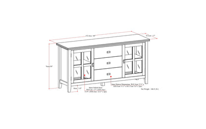 Russet Brown | Artisan Large Sideboard Buffet