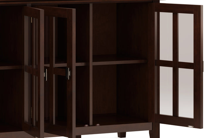 Russet Brown | Artisan Wide 4 Door Storage Cabinet