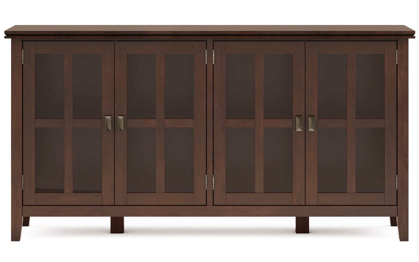 Russet Brown | Artisan Wide 4 Door Storage Cabinet