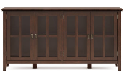 Russet Brown | Artisan Wide 4 Door Storage Cabinet