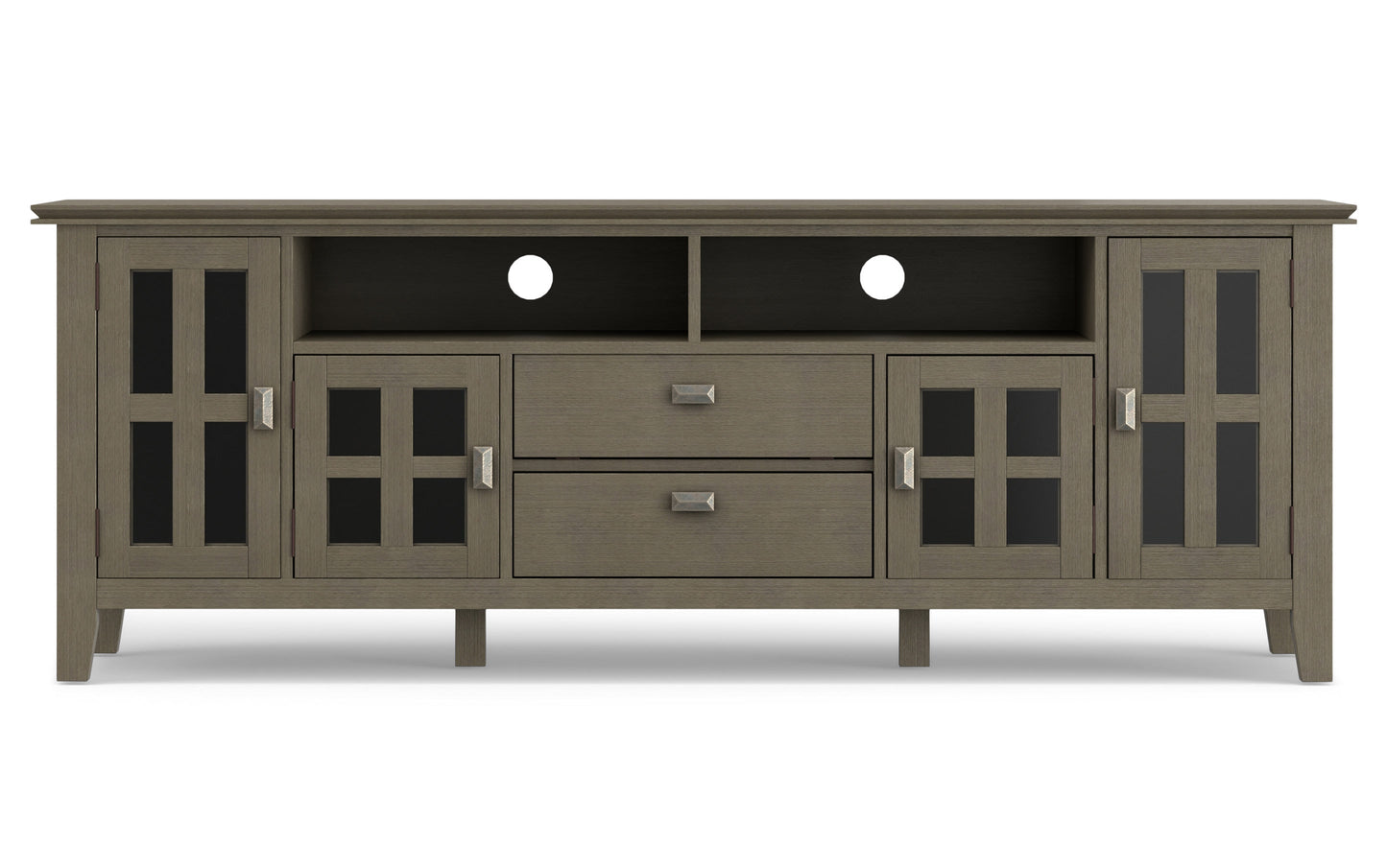 Farmhouse Grey | Artisan 72 inch Tall TV Stand