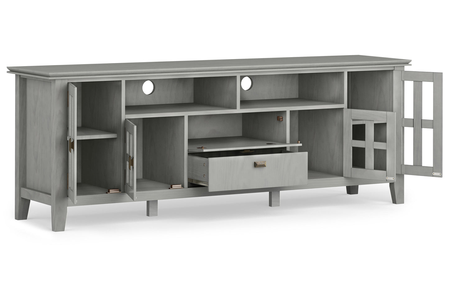 Fog Grey | Artisan 72 inch Tall TV Stand