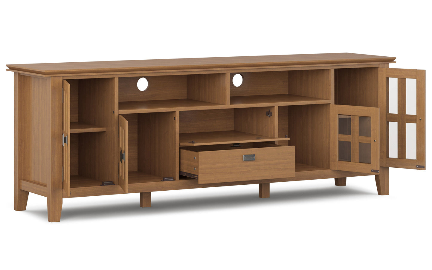 Honey Brown | Artisan 72 inch Tall TV Stand