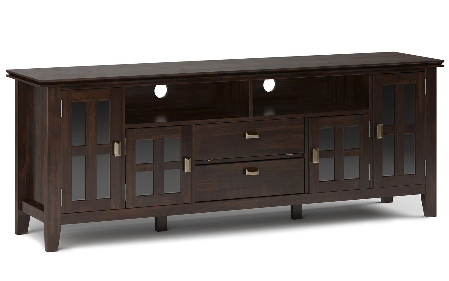 Tobacco Brown | Artisan 72 inch Tall TV Stand