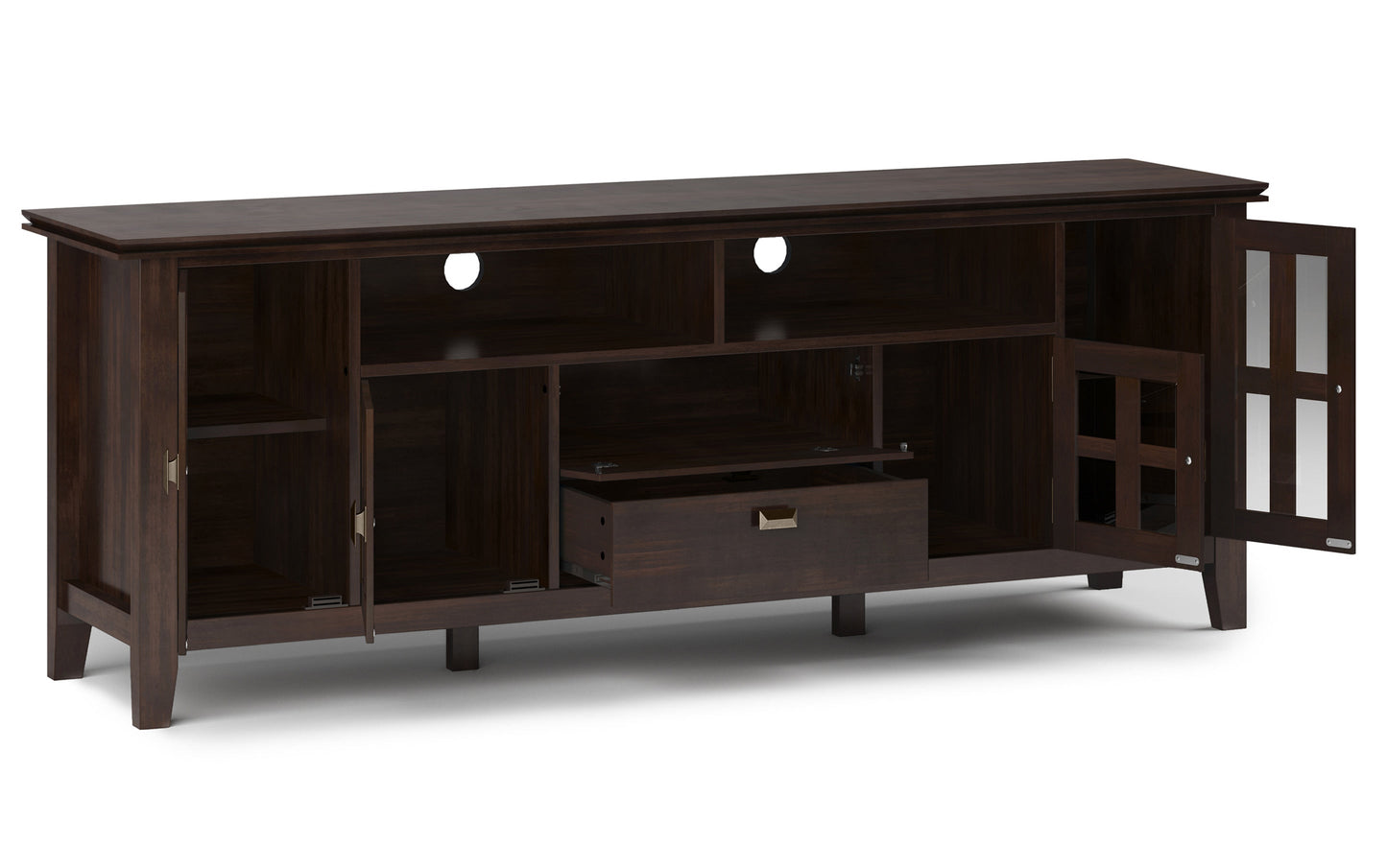 Tobacco Brown | Artisan 72 inch Tall TV Stand