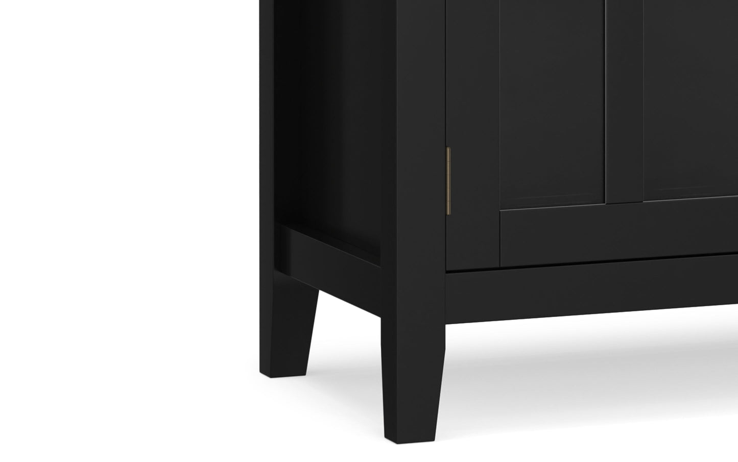 Black | Artisan Large 4 Door Sideboard Buffet