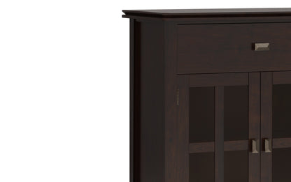 Dark Chestnut Brown | Artisan Large 4 Door Sideboard Buffet