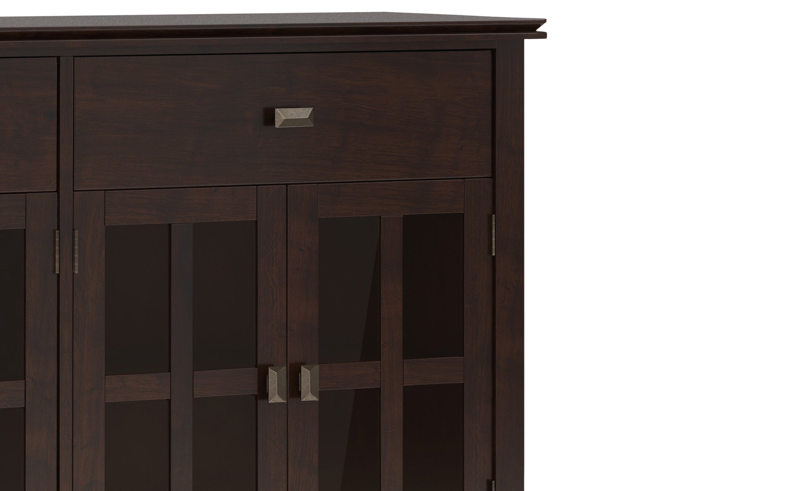 Dark Chestnut Brown | Artisan Large 4 Door Sideboard Buffet