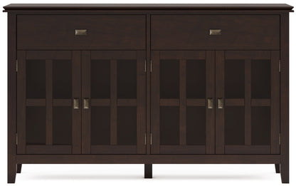 Dark Chestnut Brown | Artisan Large 4 Door Sideboard Buffet