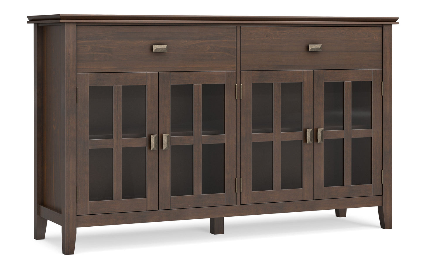 Natural Aged Brown | Artisan Large 4 Door Sideboard Buffet