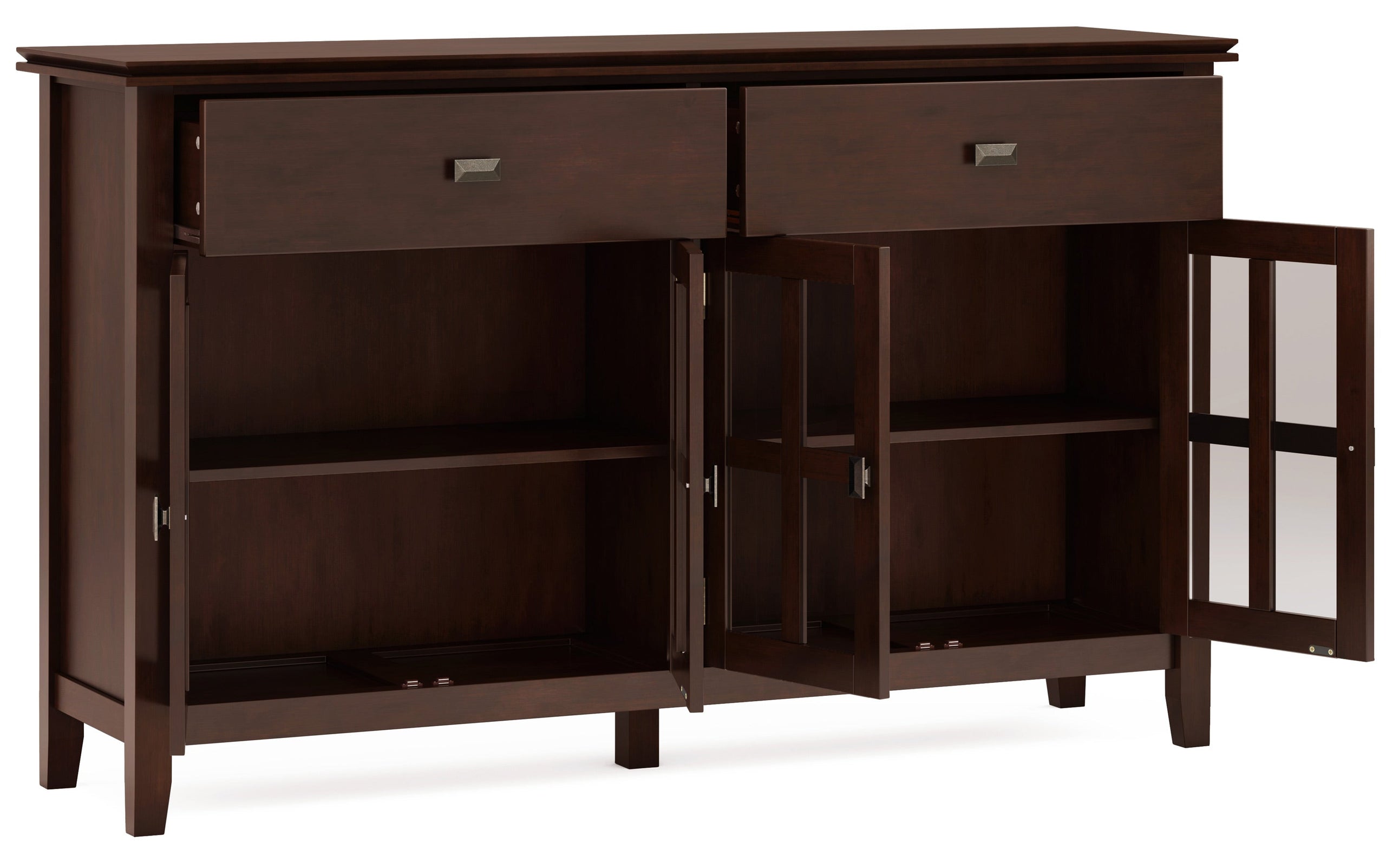 Russet Brown | Artisan Large 4 Door Sideboard Buffet