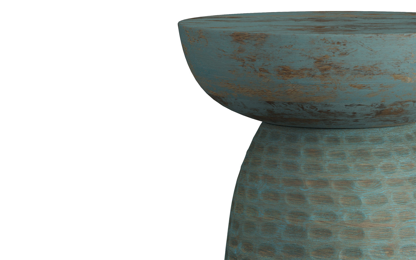 Teal Wash | Boyd Wooden Accent Table