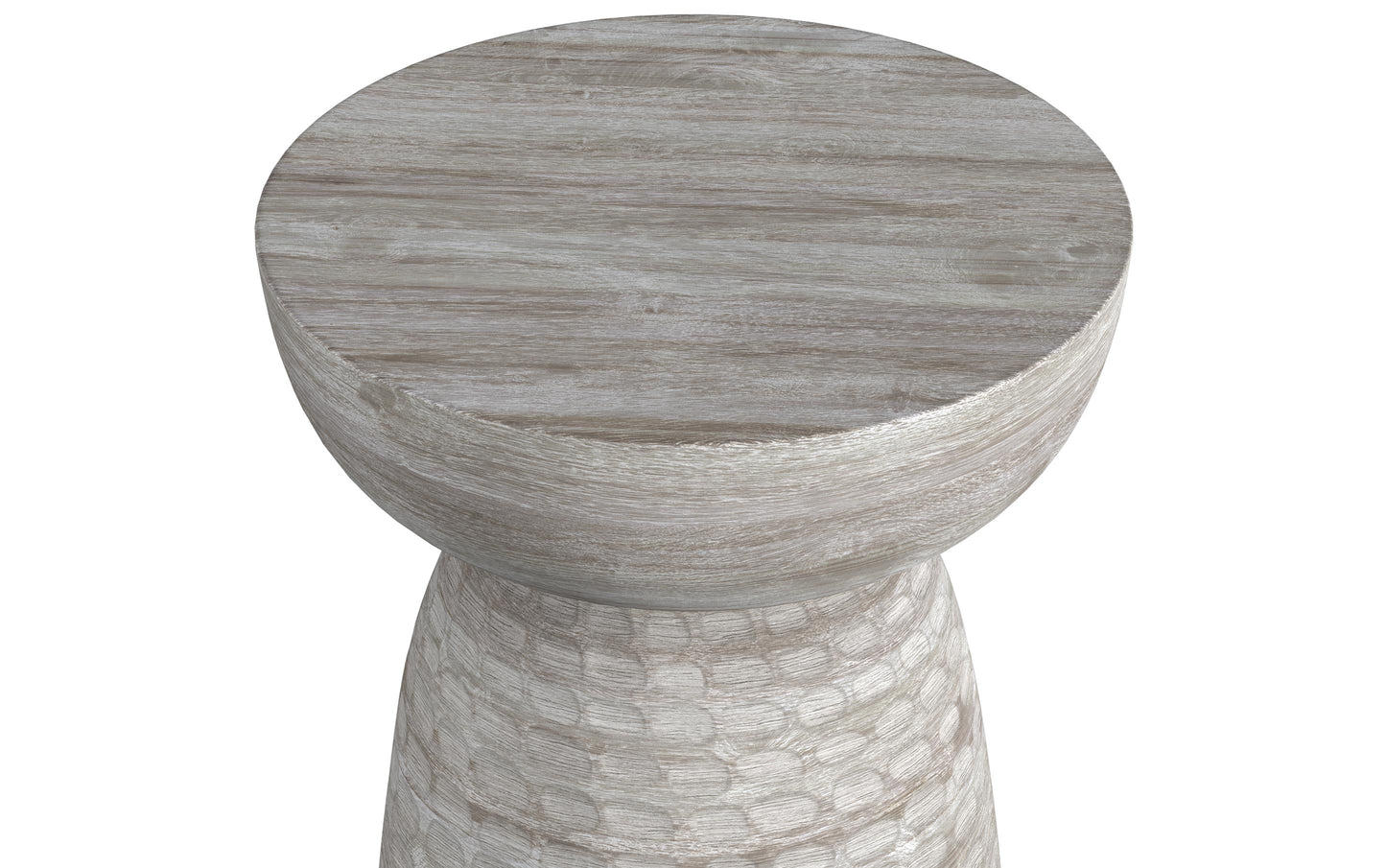 White Wash | Boyd Wooden Accent Table