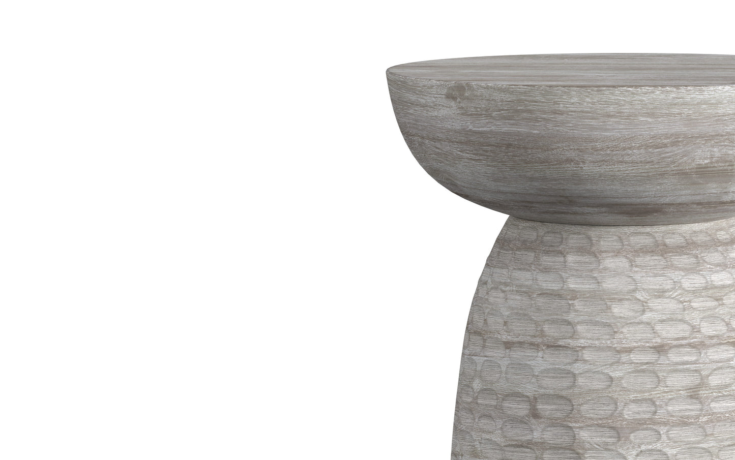 White Wash | Boyd Wooden Accent Table