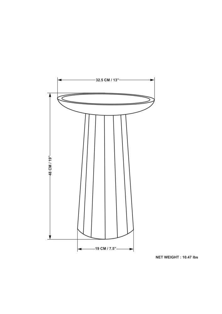 Light Cognac | Dayton Wooden Accent Table