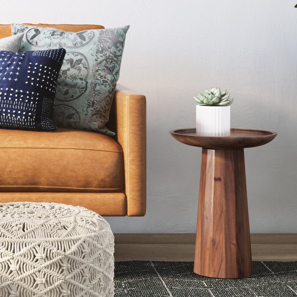 Light Cognac | Dayton Wooden Accent Table